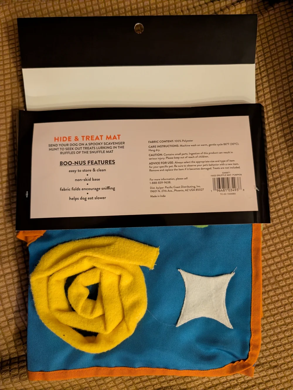 Disney NWT Snuffle Halloween Mats To Hide Treats In